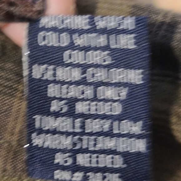 Address Unknown Men's Green & Black Men's Dress Shirt Size M - Picture 7 of 7